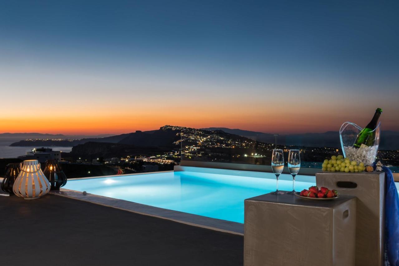 White & Co Santorini Villa Pýrgos Exterior foto