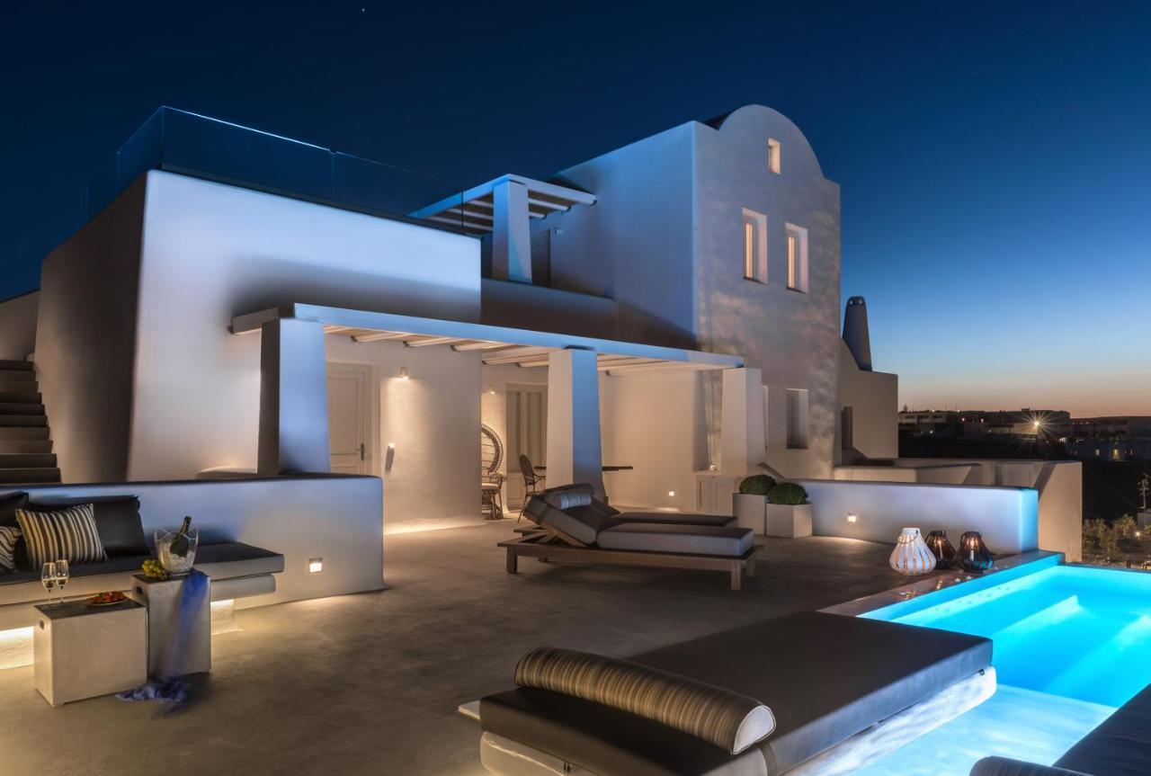 White & Co Santorini Villa Pýrgos Exterior foto