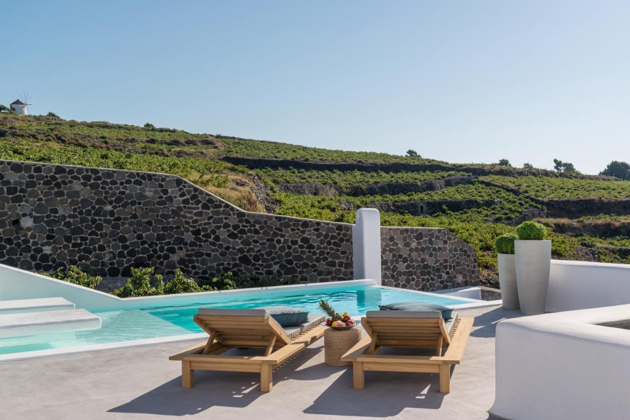 White & Co Santorini Villa Pýrgos Exterior foto
