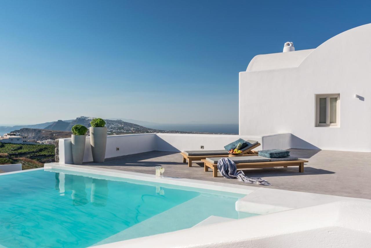 White & Co Santorini Villa Pýrgos Exterior foto