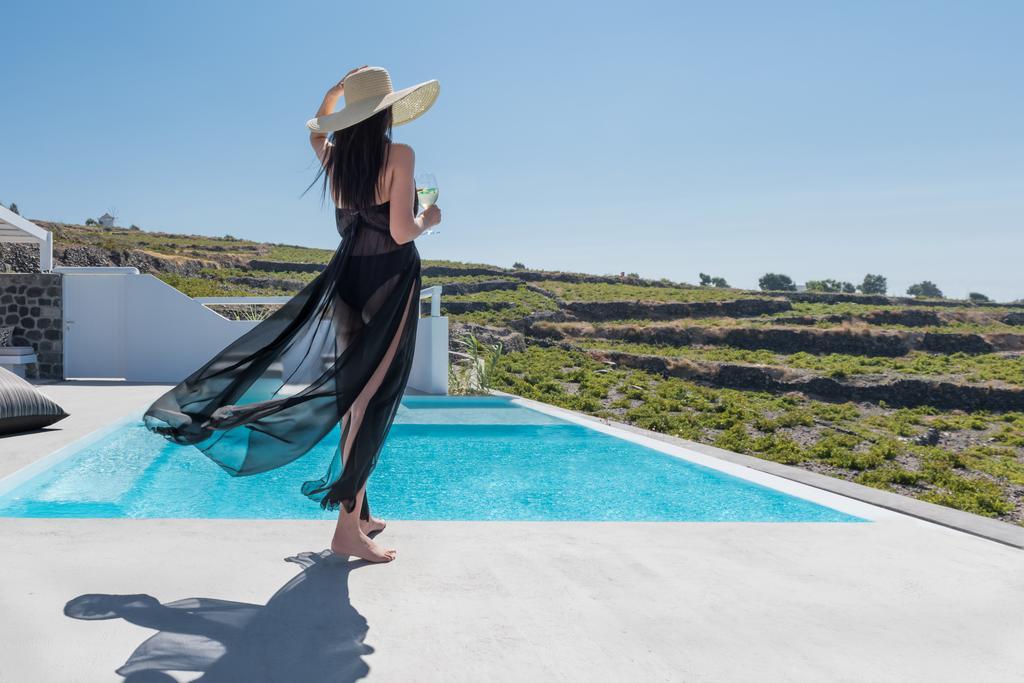 White & Co Santorini Villa Pýrgos Exterior foto