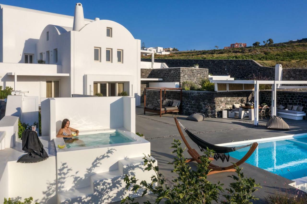 White & Co Santorini Villa Pýrgos Exterior foto